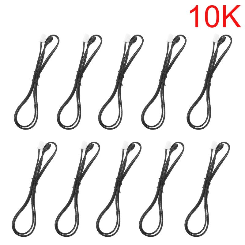 10PCS Universal Air Conditioning Temperature Sensor Rubber Copper Head 5k 10K 15k 20K 25K 50K Solar Electric Water Heater Sensor