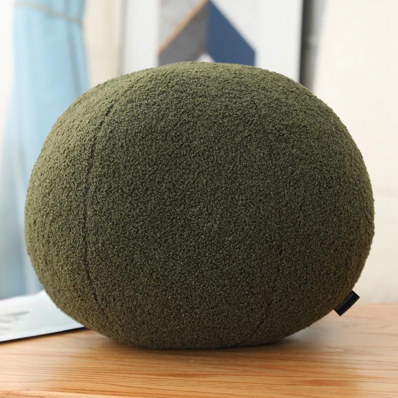 Elegant Embroidered Floral Cushion Pillow With Plush Cover For Sofa Bed Accessories