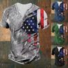 Men's Short Sleeve Graphic And Embroidered Fashion T-Shirt Spring And Summer Short Sleeve Printed