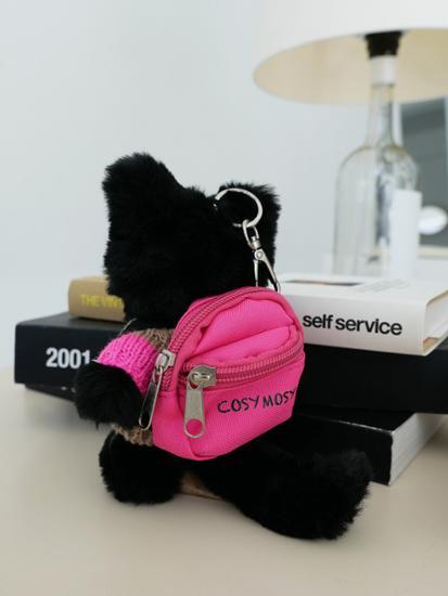 Выберите 1 из 2 изготовленных на заказ рюкзаков с кошачьими брелоками Кодзимоджи — популярная фраза в Корее.