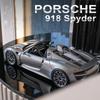 1:24 Porsche 918 Alloy Sports Car Model Diecast Metal Racing Car Model Simulation Collection Decorative Decorations Children's Toys Boys Gift