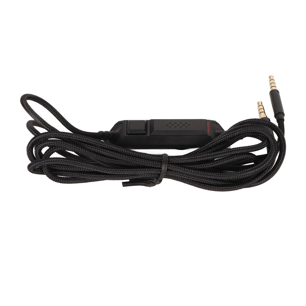 Gaming Headset Replacement Cable Inline Mute Volume Control Headphones Replacement Sound Cable with Mic for Logitech