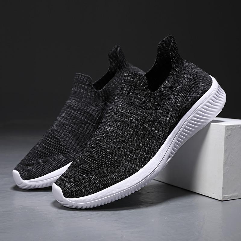 Fashion 2025 New Summer Casual Sneakers Men Fashion Mesh Breathable Vulcanize Shoes Comfortable Soft Sole Slip-on Men Shoes Chunky
