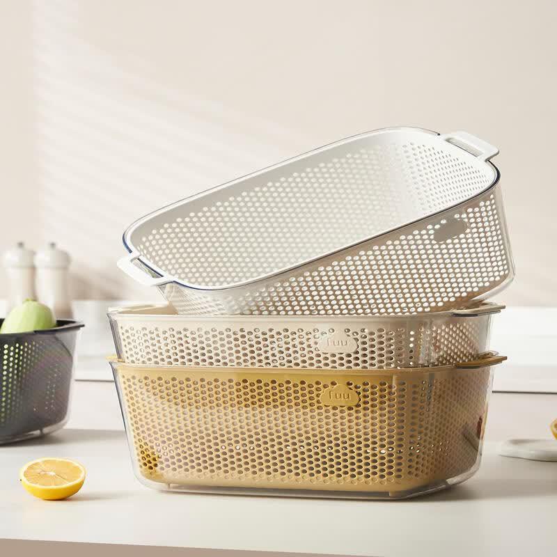 Multi-functional Double-Layer Kitchen Drain Basket