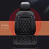 12V Heated Car Seat Cushion 2 Levels of Temperature Adjustable Seat Mat Overheat Protection Rhombus Texture Auto Seat Pad