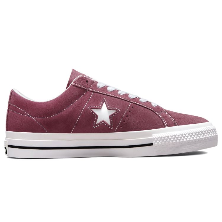 Converse One Star Pro Легкие Нескользящие Низкие Кеды для Скейтбординга Унисекс Розово-Красный 171978C