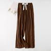 Women's Casual Fashion Sleep Pants Loungewear Pants Wearable As Outerwear High-Waisted Pants