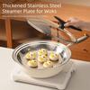 Large Hole Kitchen Steam Tray Round Pot Steam Insert Stainless Steel Steamer Basket  Kitchenware