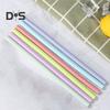 5 шт., пищевая соломинка, гибкая, практичная, цветная соломинка для питья сока