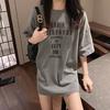 New Summer Korean Style Loose Letter Printed Short-sleeved T-shirt Female Student Top Women's Clothing