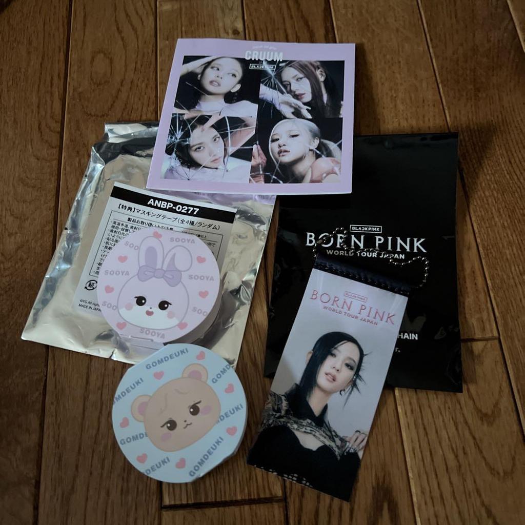 [Б/У] Мини-гобелен-брелок Black Pink Джису