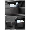 Waterproof Vehicle Trash Can PU Leather Hanging Storage Bin Car Press-down Storage Box  Car Storage