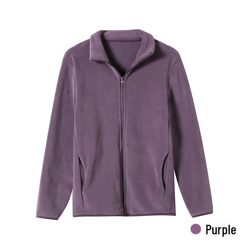 Двусторонняя флисовая куртка унисекс: Мягкая, утолщенная и теплая зимняя коллекция для мужчин и женщин