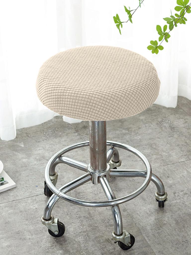 Утолщенный противообрастающий чехол для барного стула, эластичный круглый чехол для стула, чехол для сиденья