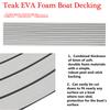 17.7"x94.5" EVA Teak Marine Decking 0.24" Self-Adhesive