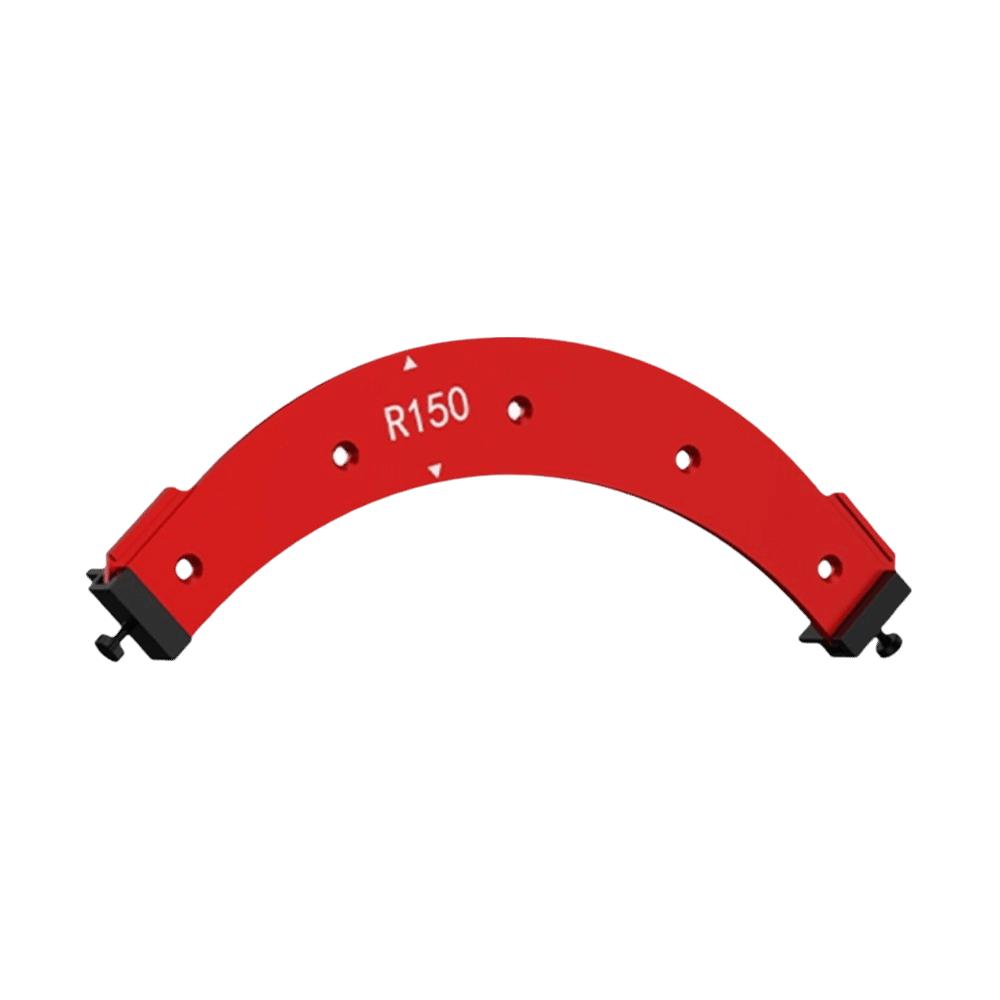 R100 R150 R200 R250 R300 Corner Routing Guide Aluminium Zinc Zinc Alloy Radius Jig Arc Mold  Trimming Machine