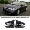 Накладки на зеркала заднего вида, внешние аксессуары, замена для седанов Honda Civic 8-го поколения с 2006 по 2011 год,