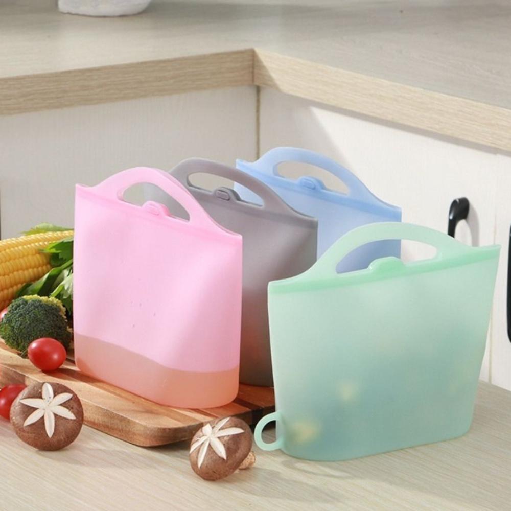 1000/1200ml Food Storage Bag Self-Sealing Cooler Bags Food Packaging Bag Refrigerator