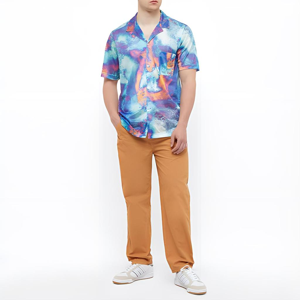 adidas Рубашка Originals Мужская Многоцветная HT1647