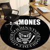 Ramones Emblem Office Round Area Rug, Under Office Chairs Bedroom Living Room Home Decor, a1022373