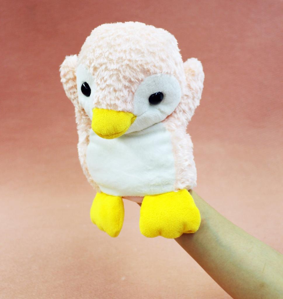 Pink Penguin Hand Puppet