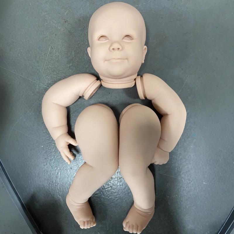 24-дюймовый комплект для куклы Reborn June Open Eyes Blank Neopainted Newborn Doll Kits DIY Simulation Doll Mold для коллекционера кукол Unfinished Baby Doll Accessories
