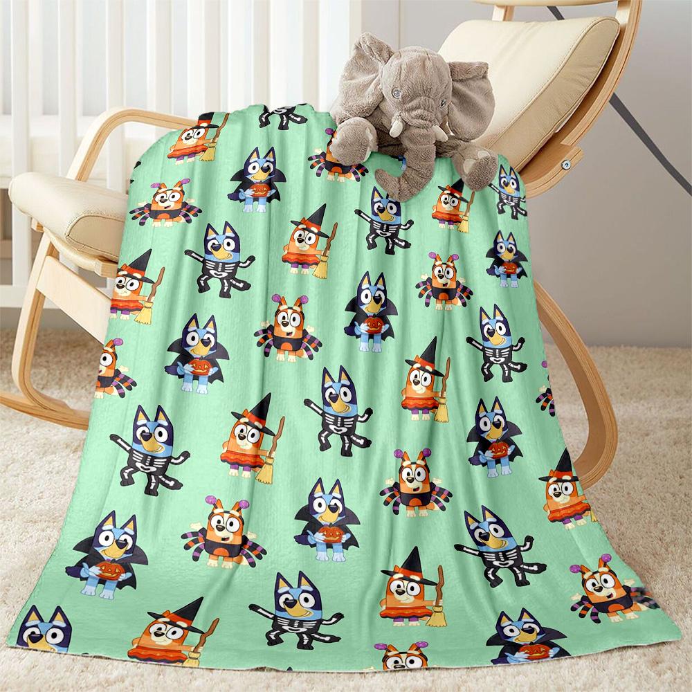 Bluey Friends Adventure Blanket Soft & Cozy Great for Couch Sofa Livingroom Four Seasons Multipurpose Modern Style