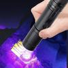 Handheld UV Flashlight 365nm UV Light Portable Rechargeable Wood's Lamp for Pet Urine Stains Resin Curing Fluorescent Agent