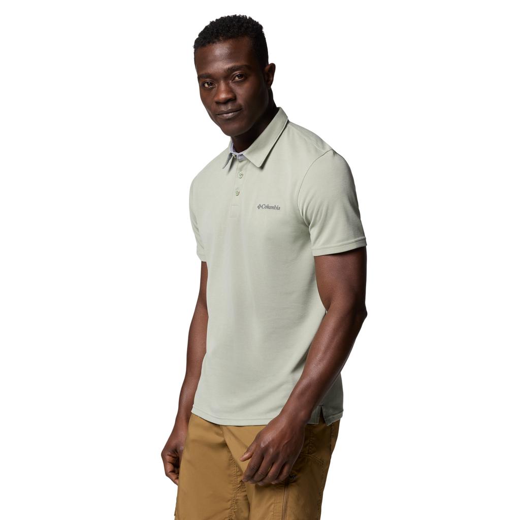 Columbia Nelson Point Polo, Mens green T-shirts