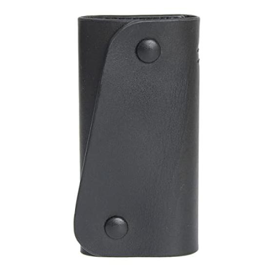 Key Case Key Ring Brand Leather Genuine Leather 4 Rows SKH087 PV0011 Unisex [Ilbizonte] Men's Women's (NERO/Black) [Item]