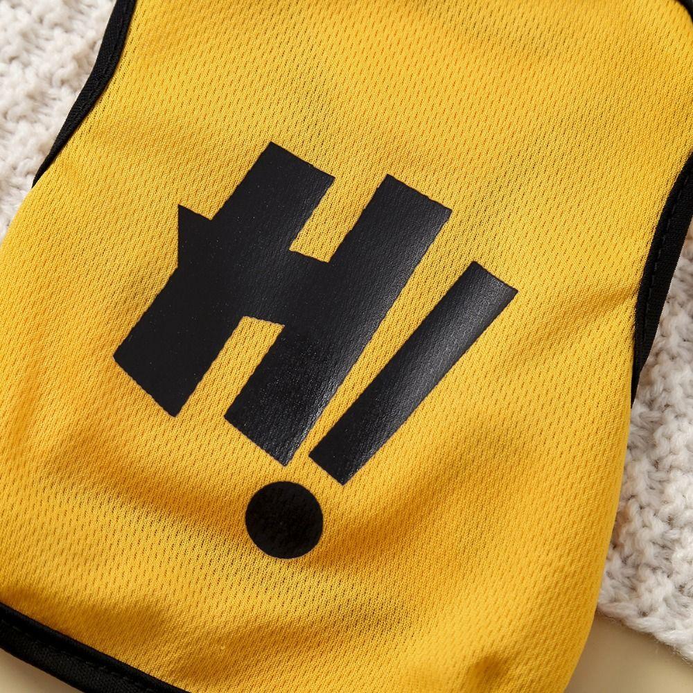 Polyester Cat Sleeveless Vest Breathable Pet Print Vest Cat Apparel Dog T-shirt for Dogs Puppy