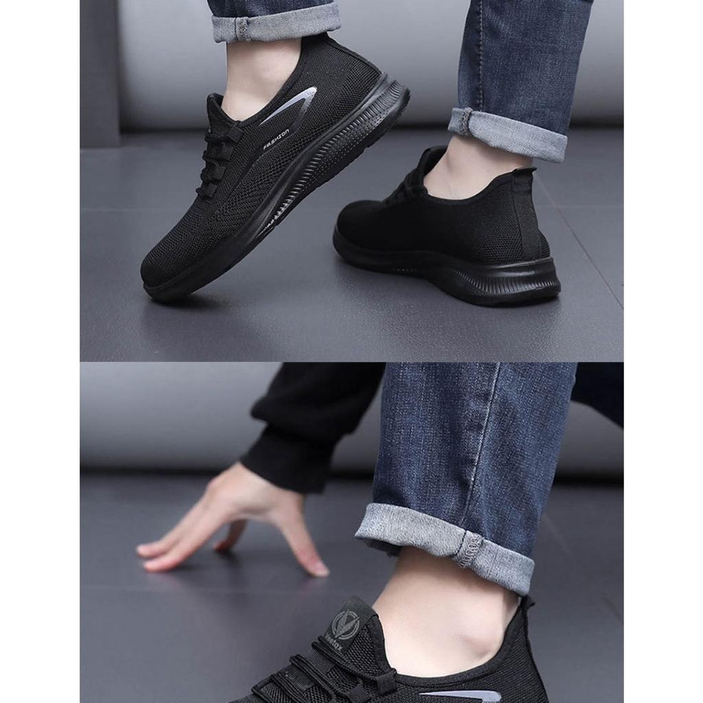 Спортивная повседневная мужская обувь дышащая обувь на шнуровке легкая универсальная сетчатая обувь со стременами