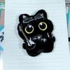Creative Plush Little Black Cat Pendant Cute Cat Keychain Exquisite Backpack Decoration Accessories Birthday Gifts
