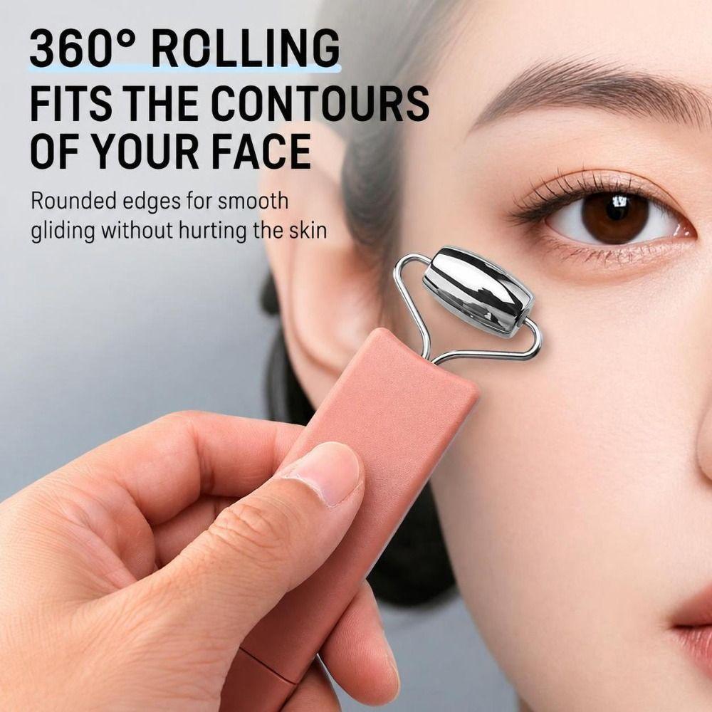Reduce Puffiness Facial Roller Massager Multi-purpose Lymphatic Drainage Tool Anti-Aging Routine