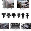190PCS Car Universal Buckle Set - 6 Models ABS Material Fastener Rivet Clamping Clips for Auto Body Trim Door Panel