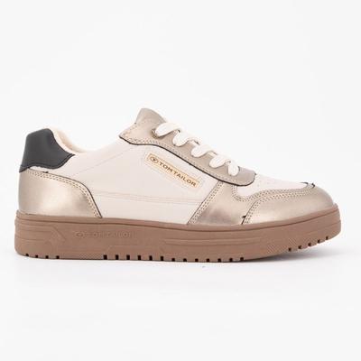 Кеды на шнуровке на платиновой резиновой подошве женские