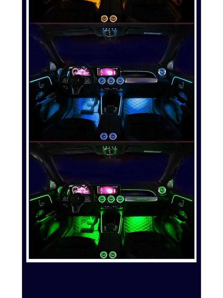 Mercedes-Benz GLB Ambient LED Light Upgrade - 64-Color Interior Lighting
