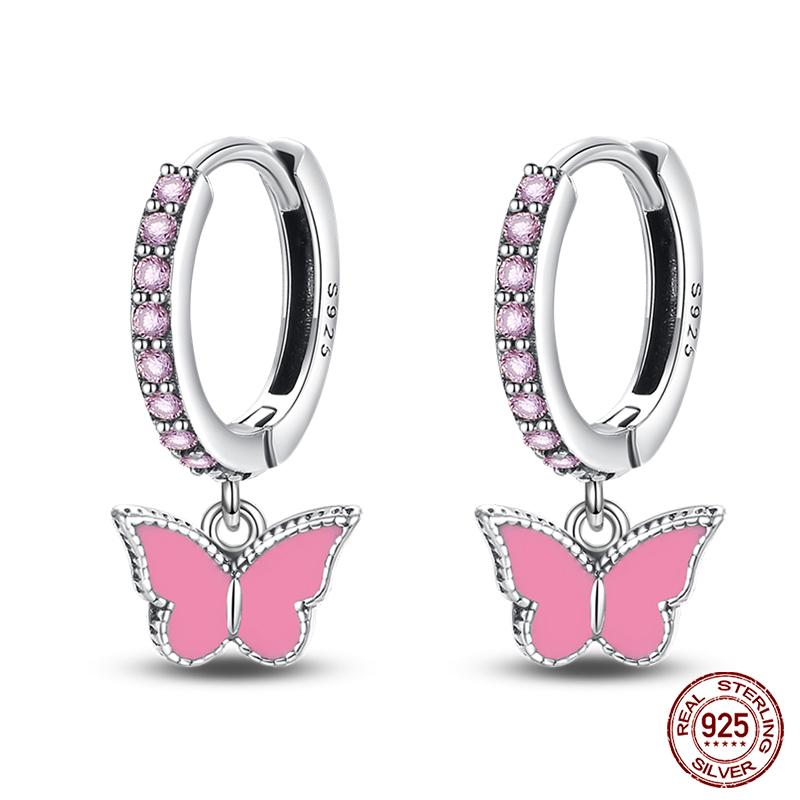 Серьги для женщин 100% серебро 925 пробы Золотой Подсолнух Вишня Подвески Серьги Изящные Свадебные Помолвочные Вечерние Украшения Подарки