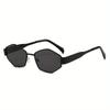Unisex Polygonal Fashion Glasses Suitable for Outdoor and Daily Wear Adjustable Design Trendy Glasses
