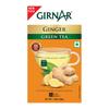 Girnar Green Tea Ginger Tea Bags 25 Count Caffeine-Free Natural Flavor Soothing Beverage