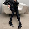 Женские тонкие однотонные колготки с высокой талией, суперэластичные весенние колготки, повседневные спортивные штаны для йоги, женские чулки, колготки Y2k