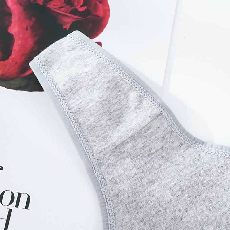 3Pcs Women Seamless Cotton Thongs Panties Letter Wide Belt G-string Low Waist Briefs Underwear