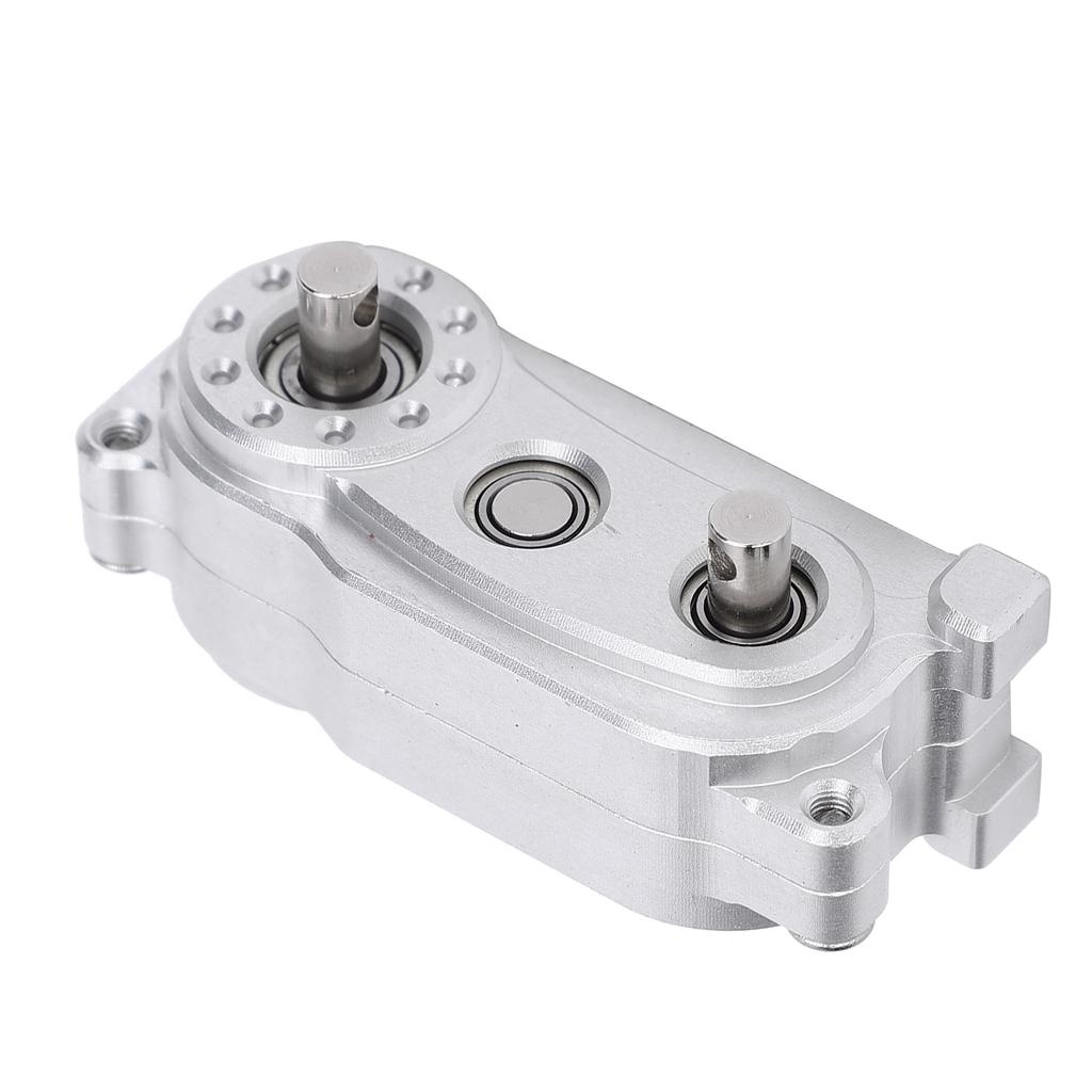 Металлическая рама шасси с колесной базой 313 мм, раздаточная коробка, запасные части, подходит для радиоуправляемого краулера масштаба 1/10, серебристый