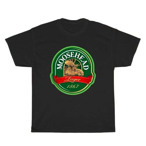 Новая футболка унисекс с логотипом пива Moosehead, смешная, размеры от S до 5XL