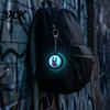 Halloween Fidget Clicker 1/4Pcs LED Light-up Clicker, Pumpkin Skull Ghost Dumpling Finger Bag Pendant Keychain, Stress Relief Push Button