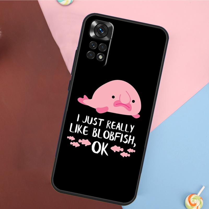 Милый чехол-рыба-капля для Xiaomi Redmi Note 13 Pro 14 12 11 9 10 9S 10S 11S 12S Redmi 10C 12C 13C 14C