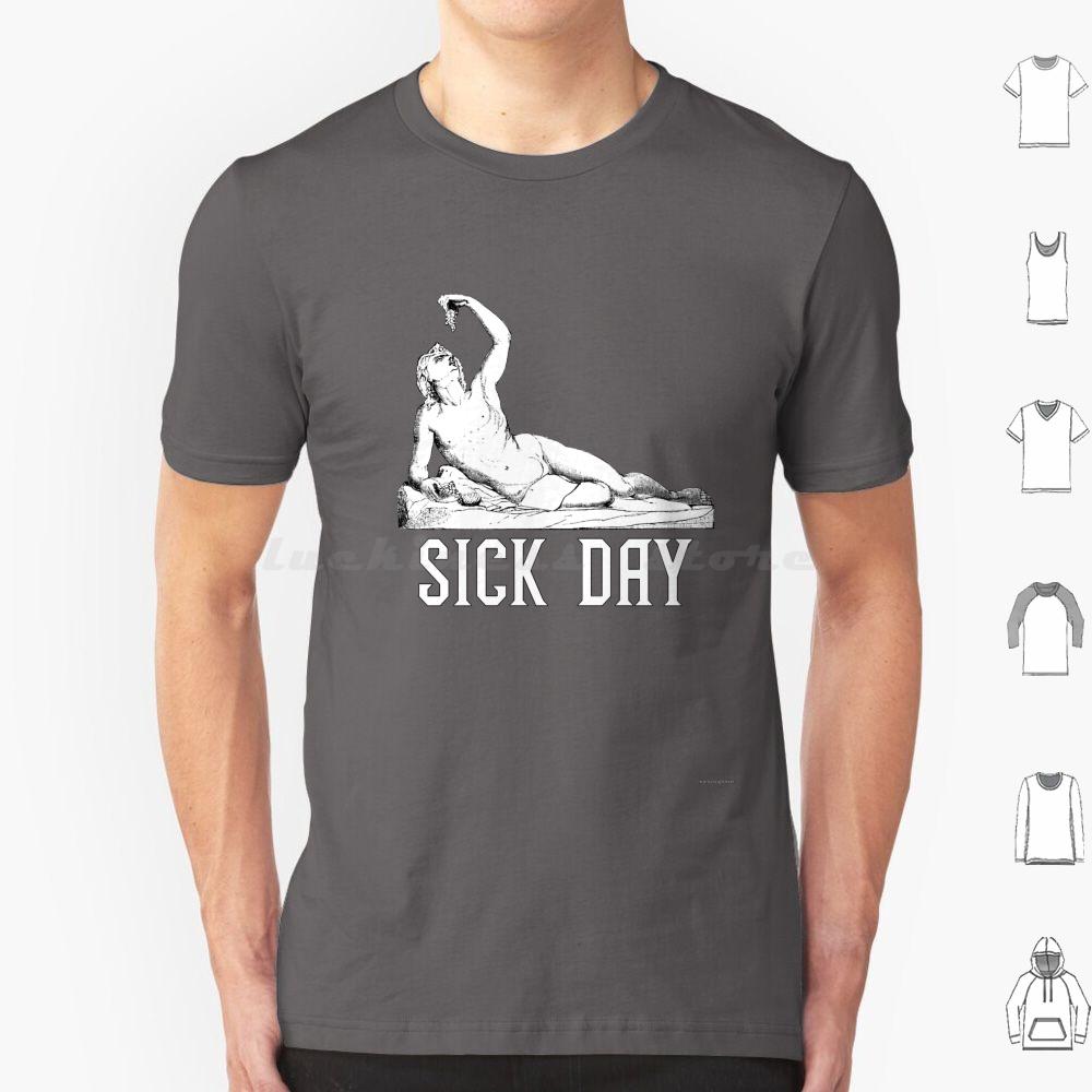 Sick DayLounging Bacchus T Shirt Cotton Men Women DIY Print Bacchus Sick Day Sick Grapes Lounge Chill Be Opulent Opulent Feed
