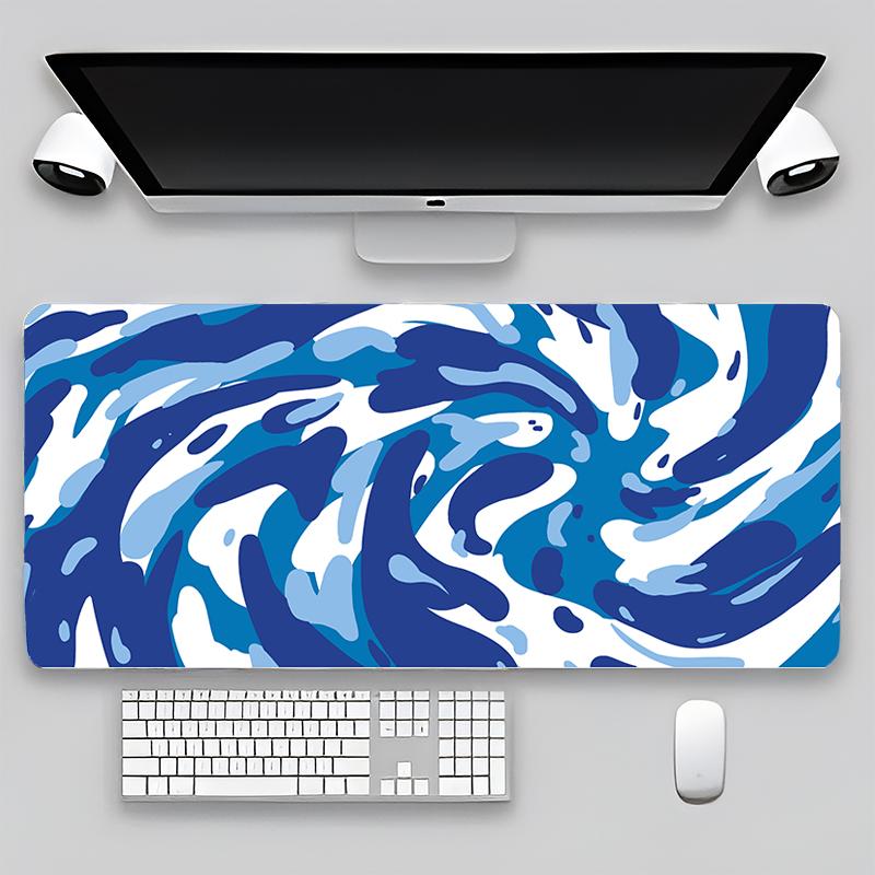 Terrain Map Contours Keyboard Gamer Carpet Rubber Mat Full Gamer Pc Keyboard Mouse Gamer Table Gaming Pc 90x40cm