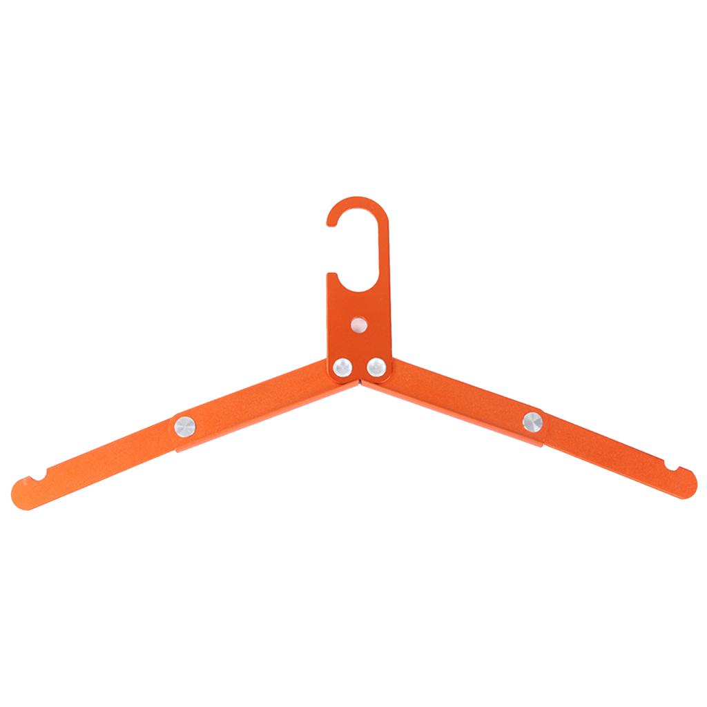 Multifunction Folding Aluminum Alloy Travel Hanger Portable Coat Hanger Clothes Hanger Travel Clothes Hanger for Outdoor