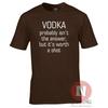 Vodka Probably Isnt The Answer But Its Worth A Shot TShirt Funny Pub Holiday